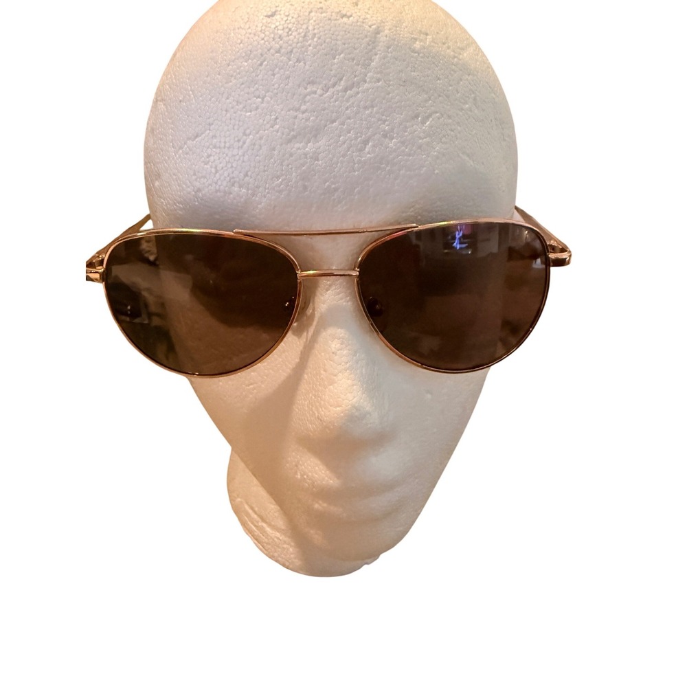 Foster Grant Prelude Rose Polarized Aviator Sunglasses Classic Coastal Chic